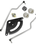 Selective Sector Drag Link Kit For John Deere G110 L100 L105 L107 L108 L110 L111 L118 L120 L130 Sabre 14.542Gs With Left And Right Drag Links Pinion Gear Gear Plate And Steering Shaft Bushings Beefed Up, steel parts