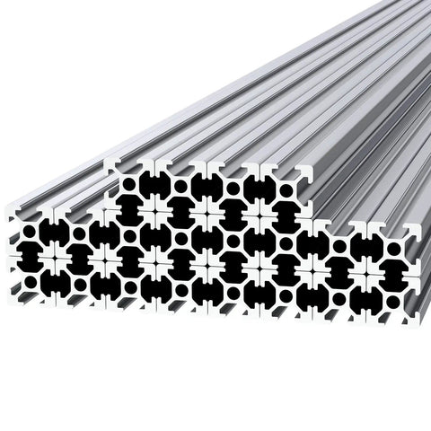 20 Pcs Aluminum Extrusion 20x20 1220 mm 48 Inch European Standard Anodized T Slot Linear Rail Profile For 3D Printer And CNC Machines