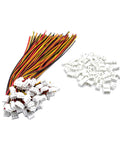60 Pairs 26AWG 200mm XH 2.54mm Pitch 3 Pin Female And Male Connector Wire Cable Pack For RC Toys PCBs LED Strips And Household Appliances