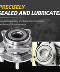 Close-up of All In One Front And Rear Wheel Bearing And Hub Assembly For Subaru Legacy 2010 2014 Outback 2010 2014 5 lug ABS compatible