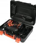18V Cordless Impact Wrench Beast with 300Nm Torque Badass Lithium Ion Battery Socket Set in carrying case with charger.