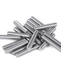 20 Pack M6 X 25mm Fully Threaded Stainless Steel Rods Studs 304 Grade Silver Tone, pile view for fastening and assembly tasks