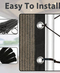 Heavy Duty Sun Shade Cloth For Pergola And Patio 3 By 6 Ft 90 Percent UV Block With 185GSM HDPE Weave Wind Resistant Tarp with grommets
