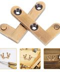 Bronze Hidden Pivot Door Hinges Two Pieces Built Tough Heavy Duty Spring Hinge Invisible Secret Door Hardware for Cabinets