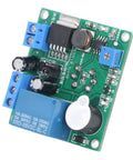 MQ 2 Smoke Sensor Module With Buzzer Alert And Relay Switch, High Octane Gas Detector For Home And Kitchen Safety, board with components and connectors.
