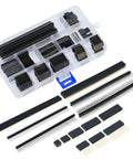 122 Piece 2.54Mm Header Pins Kit With 52 Short Female Pins, 50 Long Female Pins, 12 Double Row, And 8 Male Pins visible in storage box