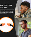 Two Banded Ear Plugs with Replacement Pods for Noise Reduction and Hearing Protection great for shooting, mowing, and more