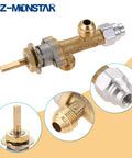 Low Pressure LPG Propane Gas Fire Pit Flame Failure Safety Control Valve Kit With Igniter Assembly Push Button Ignition
