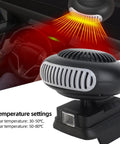 Kick Some Serious Heat Without The Cord Drag 18V Battery Powered Portable Space Heater 170W dual temperature settings in a vehicle.