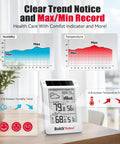 Wireless Weather Station With Dual Zone Indoor Outdoor Monitor For Home And Kids Room 100m Range Temp Humidity Barometric