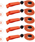 Ultra Loud Emergency Whistle 120dB Survival Signaling Whistle for Camping Hiking Boating Fishing Lifeguard Five Pack