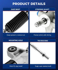 Hydraulic Power Steering Rack And Pinion For Honda Pilot 2009 2010 2011 2012 2013 2014 2015 All Models Replace 262754 product details