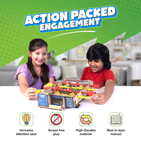 DIY Foosball Table Toy For Kids 6 To 12 With Step By Step Build Guide Action Packed Tabletop Fun For Boys And Girls Hands On Mechanics DIY Kit Creative STEM Play For Young Builders, kids playing