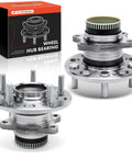 2 Pack Rear Wheel Bearing And Hub Assembly With ABS Ring For Hyundai And Kia Fits Sonata Azera Tucson Optima Rondo Cadenza Sportage 2011 To 2017 FWD Only Not For AWD 5 Lug