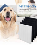 D3 Replacement Filter For Winix D360 Air Purifier With H13 Main Filter And Four Activated Carbon Filters, shown with pet dog