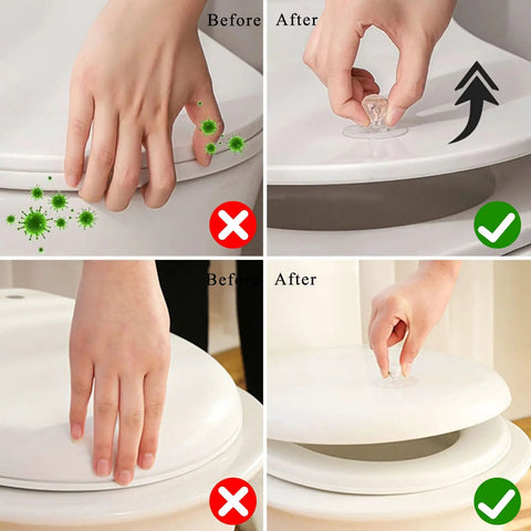 Crystal Acrylic Drawer Knobs 25 Piece Set Self Adhesive Stick On Pull Handles For Dressers Cabinets Wardrobes Bathrooms And More Drill Free Easy Install Glitter Sparkle Finish, clear acrylic knob on toilet lid