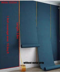 Peel And Stick Wallpaper 3D Textured Contact Paper Self Adhesive Aluminum Foil Backing, brown linen surface detail.