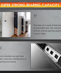 Premium Heavy Duty Full Extension Drawer Slides With Hidden Bottom Mount And Quick Release Latch for strong bearing capacity.