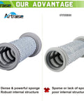 Comparison of dense and sparse sponge filters in Pre Filter Replacement 3 Pack For A10 A11 Hero And A10 A11 Master Vacuum Cleaners.