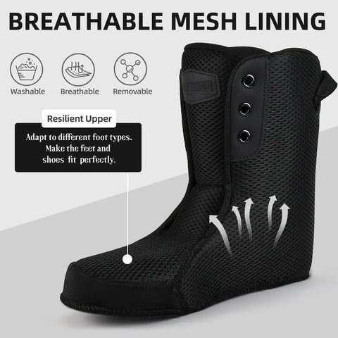 Breathable mesh liner of adults and teens inline skates for men and women, professional roller blades, memory foam liner, black