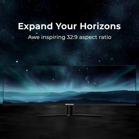 Curved 49 Inch Ultrawide Gaming Monitor For Game Night Vibes With 32 By 9 3840x1080 Resolution 144Hz Refresh 3ms HDR400 Adaptive Sync USB C 65W HDMI DisplayPort PBP PIP KVM 1800R Curvature American Seller