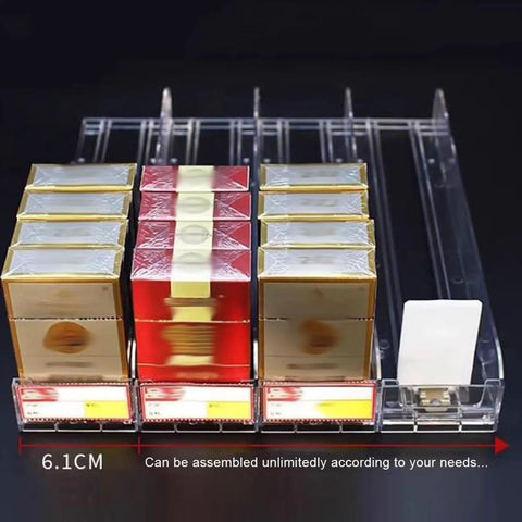 Top Shelf Acrylic Automatic Cigarette Display Case With Smooth Glide Push Rods And Divider Trays For A Prime Counter Setup Keep Your Stock Stacked And Ready To Fly Off Shelves Fast