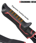 Close-up of ergonomic grip on Heavy Duty Duckbill Sheet Metal Pliers 3 Inch Hand Seamer And Straight Bender
