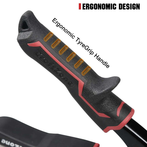Close-up of ergonomic grip on Heavy Duty Duckbill Sheet Metal Pliers 3 Inch Hand Seamer And Straight Bender