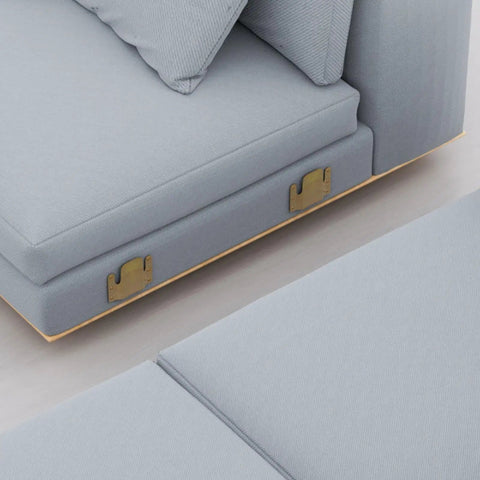 Two Pack Easy Install Sectional Couch Connectors Bracket Clips For Sofa Linking Furniture Connecting Fixtures Sturdy Iron Construction