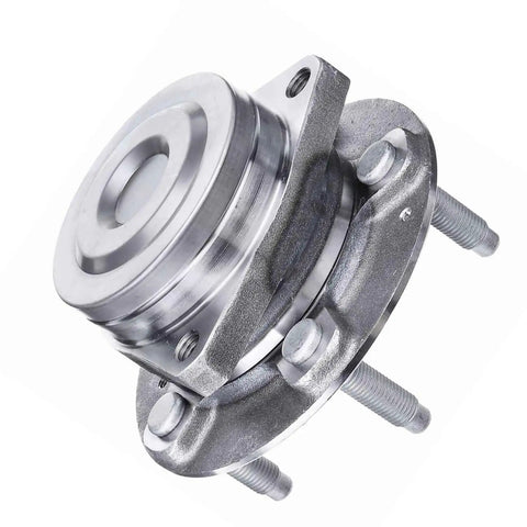 Close-up of 2 Rear Wheel Bearing Hubs Assembly Kit for Chevy Malibu Buick LaCrosse Envision Regal Sportback Replacement FWD Hub Bearings