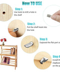 How to use 22 Pack Heavy Duty Nickel Plated Shelf Support Pegs For Home Storage, step-by-step installation guide.