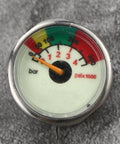 Scuba Diving Pony Bottle Pressure Gauge 300 Bar Waterproof Stainless Steel M10 Thread For Small Diving Cylinder Emergency Backup Tank