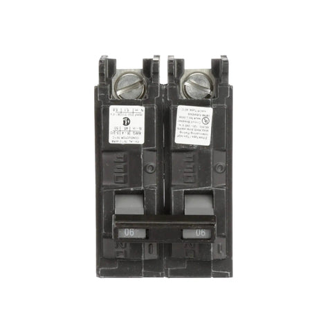 90 Amp Double Pole 240V HQP Circuit Breaker With Beefy 65kA Interrupting Rating, Plug In Type For Siemens PL And ES Load Centers