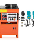 Heavy Duty Electric Rebar Cutter And Bender Packin 1600 Watt Motor With Foot Pedal for bending and cutting steel rods on jobsite.