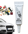 Dielectric Lubricant For Electronics And Automotive Weatherproof Silicone Grease High Temperature Insulating Compound Anti Corrosion Sealant For Spark Plugs And Ignition Systems Keeps Electrical Contacts Smooth And Protected No Fuss, 5g tube with car and electrical components