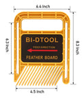 Featherboards for Table Saws and Band Saws with Feather Loc Safety System, 6.3 inch extended, BI-DTOOL dimensions diagram