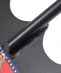 Close-up of the Heavy Duty Sod Lifter with 12 gauge steel head and fiberglass D grip handle, made in the USA.