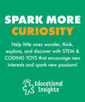 Promotional image for Space Circuits Beginner Circuit Building Kit For Kids 52 Piece STEM Toy logo and motivational text.