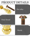 Heavy Duty Kirsite Shelf Brackets details with zinc alloy, clear thread, sturdy design for home decor storage.