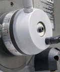 Precision depth control dial of Top Notch Benchtop Drill Press 1.5 HP 110V with digital display.