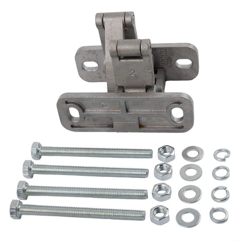 heavy-duty concealed stainless steel hinge with installation bolts