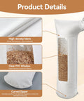 Heavy Duty Table Saw Dust Collector Bag With Clear View Window For 10 Inch Table Saws And 2 Point Five Inch Fittings, high-density fabric and curved zipper