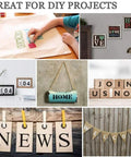 Reusable 2 Inch Letter Stencil Set For Wood Wall Fabric Rock And Signage DIY Art Projects 36 Alphabet And Number Stencils With Binder Ring Durable White Plastic Templates For Craft Lovers used in various DIY decor projects.