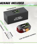 Beefy 14.8V 130C 850mAh 4S LiPo Battery With XT60 Plug For RC Cars Drones And Planes High Discharge Ultra Lightweight Power Pack