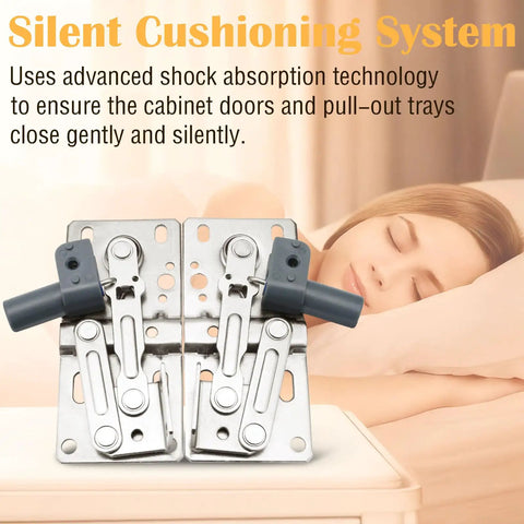 Two Pack Buttery Smooth Soft Close Pivot Tip Out Tray Hinges Heavy Duty Beast For Kitchen Cabinets And Furniture Doors Solid Steel Construction