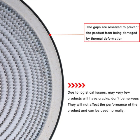 Close-up of Upgrade 12 Inch Dual Haliant Radiant Surface Element For GE Ranges showing coil design and protective gaps.