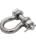 Bolt Type Anchor Shackle Five Eighths Inch Marine Grade 316 Stainless Steel BoatTector, Heavy Duty Shackles For Mooring And Lifting, 2 Pack, Weatherproof, 5950 Lbs Working Load Limit