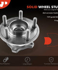 2 Pack Rear Wheel Bearing And Hub Assembly For Dodge Charger Challenger And Chrysler 300 2015 Through 2023 With 5 Lug Direct Fit
