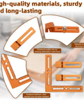 Precision CNC Quick Change Side Clamping Vise Designed For Seamless Workpiece Positioning With Smooth Fifteen Second Swaps, orange aluminum sides