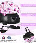 Toddler Bike Helmet For Kids That Keeps Heads Safe With A Strong PC Shell And Thick EPS Foam CPSC 1203 And ASTM F1447 Certified